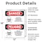 Signmission Pesticide Storage Area Personnel Only Danger Sign, Plastic, 12in W x 18in L, 2PK OS-2PACK-DS-P-1218-VS-2036 - alternate 5